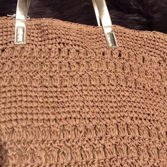 St Johns Bay straw purse with gold handles - Picture 2 of 7